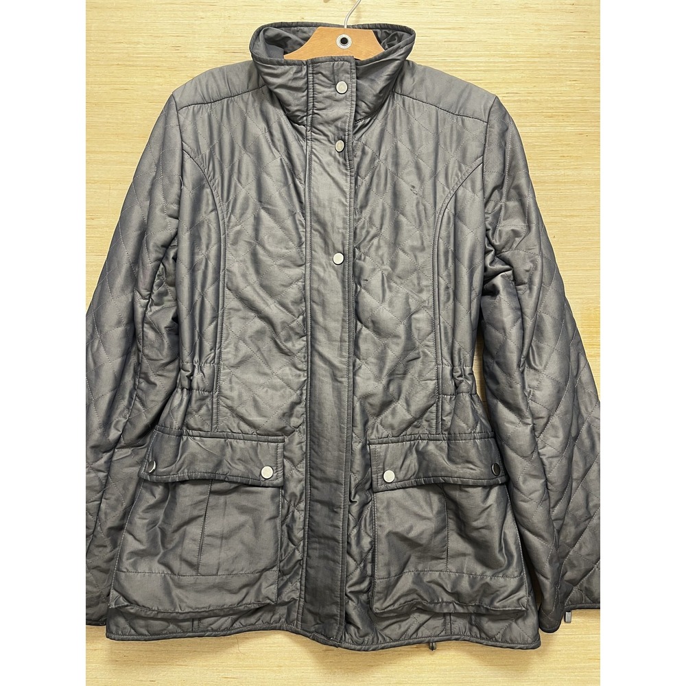 Pendleton Jacket Womens Medium Black Quilted Flee… - image 3